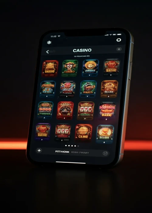 Interfaccia utente di Oscarspin Casino ottimizzata per dispositivi mobili con slot machine popolari e accesso facile ai giochi dal vivo